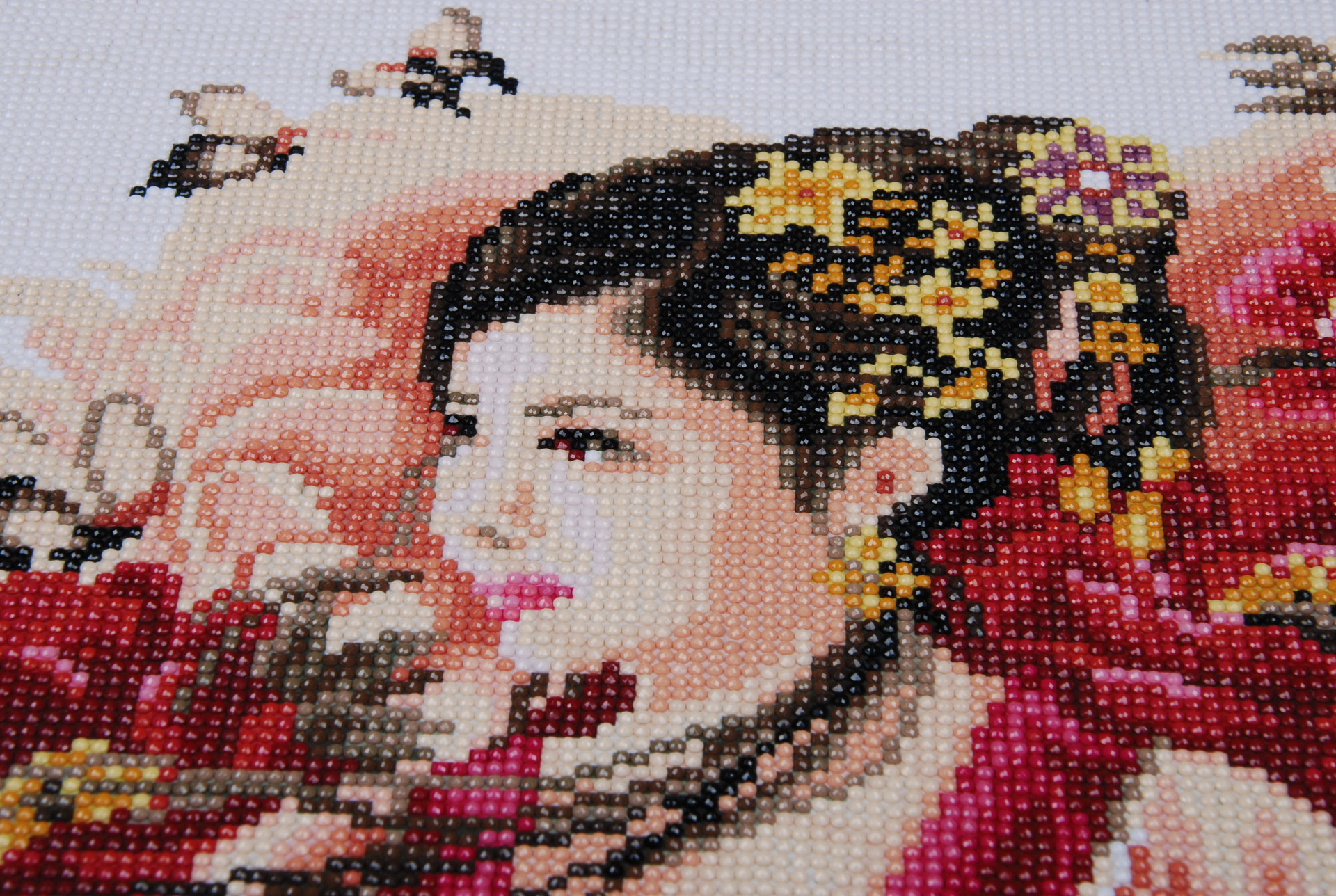 kit Diamond painting dame asiatique 30x43 cm 3B COM